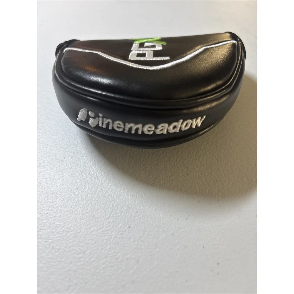 Pinemeadow PGX Mallet Putter HeadCover Rounded Putter Cover Black Duel Handed